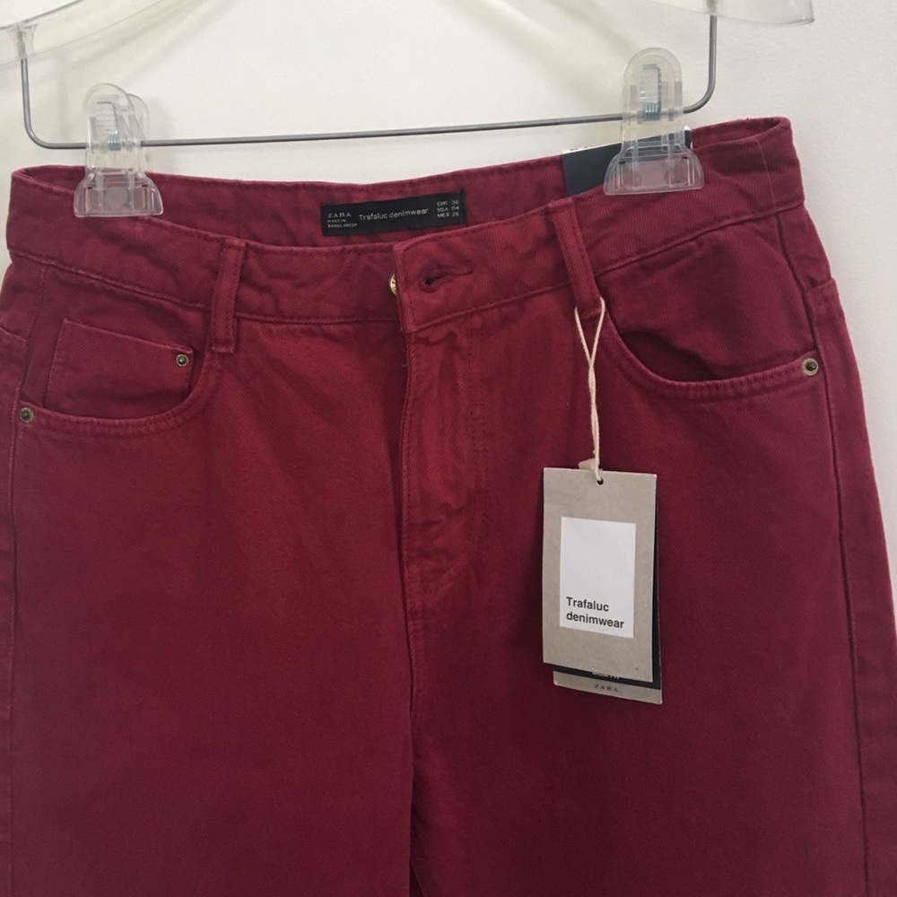 NWT- Zara Mom Fit Jeans - Picture 2 of 6